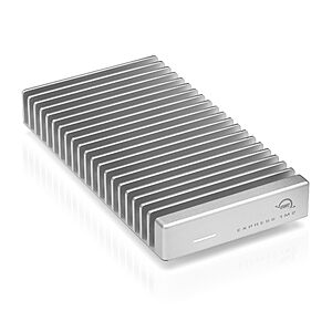OWC Express 1M2 40Gb/s Portable NVMe SSD USB4 (Thunderbolt Compatible/USB-C) Ultra Fast External SSD Drive with Aluminum Heat Sink Enclosure (Enclosure Only) for $79.99