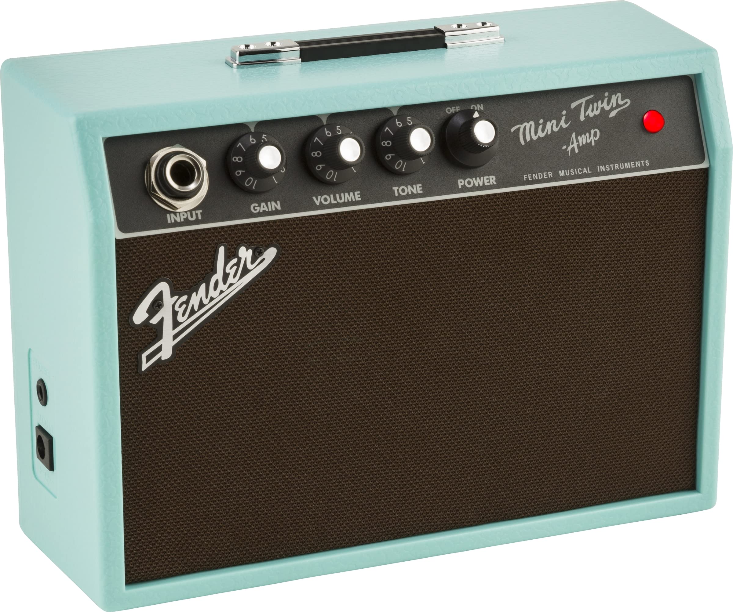 Fender Mini 65 Twin Amp Daphne Blue 1W Guitar Amplifier $39.99 + FS at Amazon