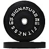 Fitvids 2&amp;quot; Olympic Bumper Plate Weight Plates with Steel Hub, 35LB, Pair $44.17