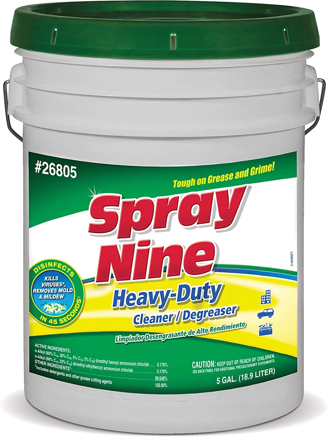 5 Gallon Spray Nine Heavy Duty Cleaner/Degreaser/ Disinfectant - $50.65 w/ FS
