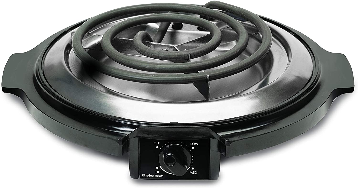 Single Countertop Portable Small Buffet Burner 750 Watts Electric Hot (Black) - $11.99 w/ FS