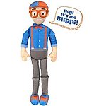 Blippi Bendable Plush Doll, 16” Tall Featuring SFX $14.84