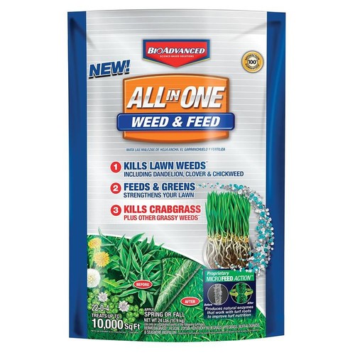 YMMV - BAYER ADVANCED Lawn Weed and Feed 24-lb 10000-sq ft 22-0-4 Fertilizer @ $4.5