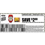Save $2.00 off Oscar Mayer Hot Dogs When You Buy Any Heinz Ketchup (Print Coupon)