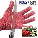 Professional Cut-Resistant Glove - Level 5 &amp; FDA Certified For $7.99 + Free Shipping @ dealgenius.com