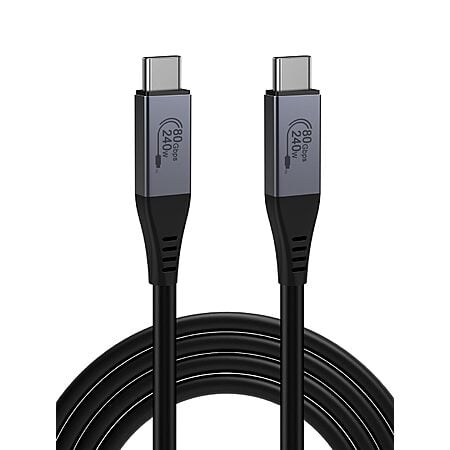 5ft CableCreation USB-IF Certified 80Gbps 240W USB4, Thunderbolt 3/4/5 compatible cable $16.81