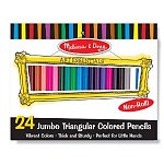 Melissa & Doug Toys and Arts & Craft: 24-pack Jumbo Triangular Colored Pencils $4, Pick-Up Sticks $4.50, Jumbo Coloring Pad (Pink) $3, Princess & Fairy Jumbo Coloring Pad $3 &amp; More