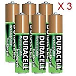 18-pack Duracell AAA Pre-Charged Rechargeable 800mAh Batteries $20 with free shipping (New Customers) *Back*