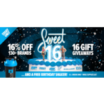 BodyBuilding Birthday Sale: 16% Off 130+ Brands + Free Birthday Shaker w/ All Purchases *Today Only*