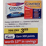 Rite Aid Black Friday: Contac Cold Relief, Comtrex Cold Relief, MidNite, CharcoCaps or Carmex Lip Balm for $3.99