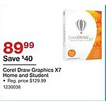 Staples Black Friday: Corel Draw Graphics X7 Home and Student for $89.99