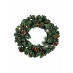 22" LED Holiday Wreath with Timer $6.50 + Free Shipping
