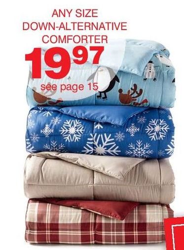 Bon Ton Black Friday Living Quarters Down Alternative Comforters