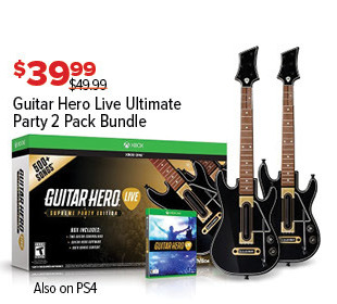 gamestop guitar hero ps4