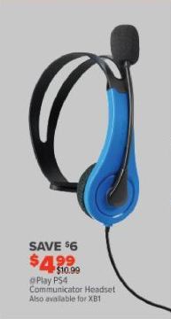 Gamestop Black Friday Play Ps4 Or Xbox One Communicator Headset