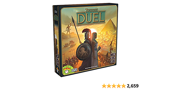 7 Wonders Duel Board Game (BASE GAME) | Board Game for 2 Players | Strategy Board Game | Civilization Board Game | Fun Board Game | Board Game for Couples | Ages 10 and u - $16.99