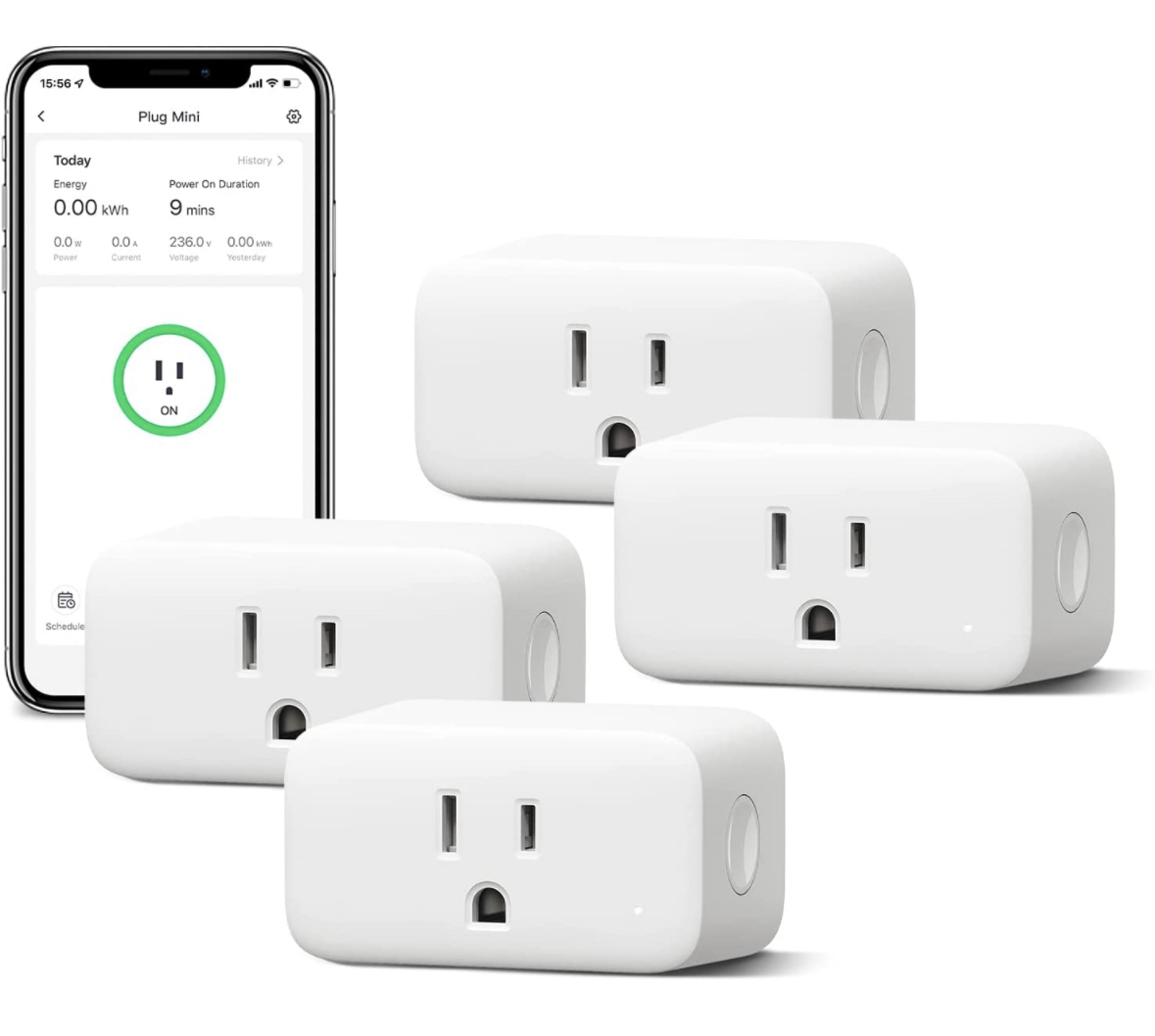 4-pack Switchbot smartplug mini 15A with energy monitoring $22.50 @Amazon