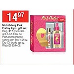 Bon-Ton Black Friday: Nicki Minaj Pink Friday 2-pc Gift Set for $14.97