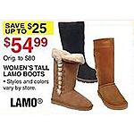 Dunhams Sports Black Friday: Lamo Women's Tall Boots for $54.99
