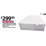 BJs Wholesale Black Friday: Therapedic Comfort Cloud Queen-Size Memory Foam Mattress Set for $299.99