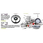 Sam's Club Black Friday: Emeril 15-pc. Stainless Steel Cookware Set for $89.98