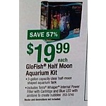 Menards Black Friday: GloFish Half Moon Aquarium Kit for $19.99
