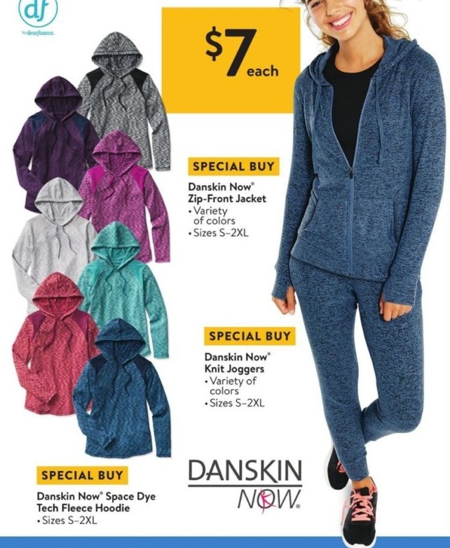 danskin now zip up hoodie