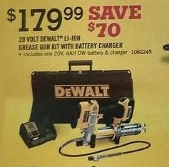 Tractor Supply Co Black Friday: 20-volt Dewalt Li-Ion Grease Gun Kit ...
