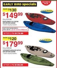 kayaks at dunhams sports – kayak explorer