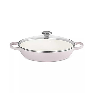 Le Creuset Enameled Cast Iron Signature Round 2.25-Qt. Braiser with Glass Lid - Oyster $165