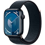 BestBuy: Apple Watch Series 9 (GPS) 45mm Midnight Aluminum Case with Midnight Sport Loop with Blood Oxygen Midnight MR9C3LL/A - $329