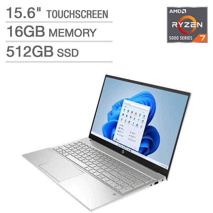 Costco Members: HP Pavilion 15.6" Touch Laptop: Ryzen 7 5700U, 16GB DDR4, 512GB SSD $710 - Starts 11/22