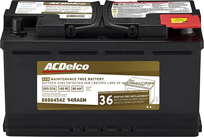 ACDelco Group 94R AGM Battery with 36 Month Warranty For GM Full Size Trucks/SUVs $141.94