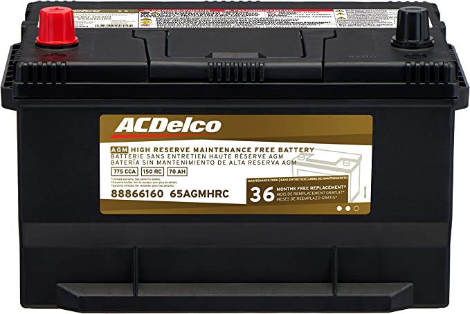 ACDelco 65AGMHRC Group 65 High Reserve Capacity AGM Battery $162.78