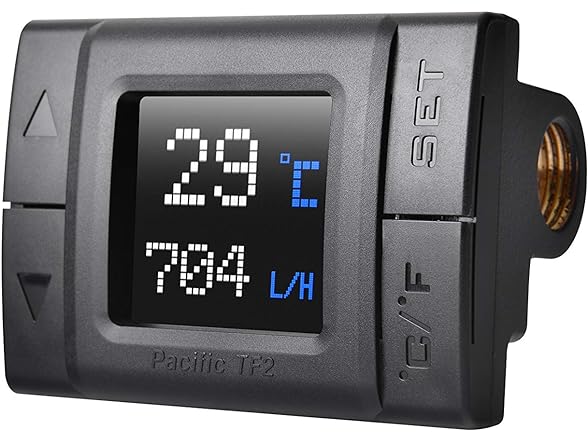 Thermaltake Pacific TF2 Digital Temperature and Flow Rate Display With Alarms For Liquid Cooled Gaming Desktops $28