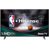 Hisense 58" Class 4K UHD LED LCD Roku Smart TV HDR R6 Series 58R6E3 $268
