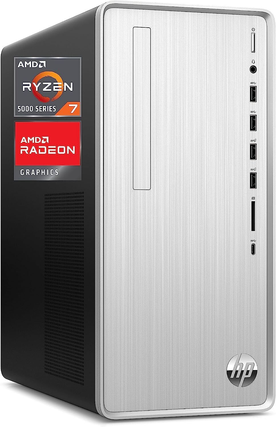 Certified Refurbished HP Pavilion Desktop TP01-2096 AMD Ryzen 7 5700G (3.8-4.6GHz) 16GB DDR4 256GB SSD Windows 11 Home 2 Year Warranty $409.99