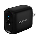 Amazon Basics 30W One-Port GaN USB-C Fast Charging Wall Charger with Power Delivery $8.99