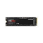 SAMSUNG 990 PRO Series - 2TB PCIe Gen4. X4 NVMe 2.0c - M.2 Internal SSD (MZ-V9P2T0B/AM) $125.99