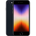 Prime Members Refurbished Excellent Apple iPhone SE3 5G 64GB Midnight Unlocked Smartphone $132.99