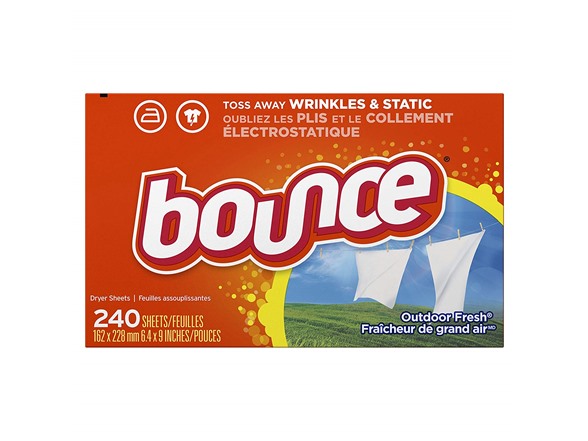 Prime Members 240 Count Bounce Fabric Softener Dryer Sheets Outdoor Fresh $5.99
