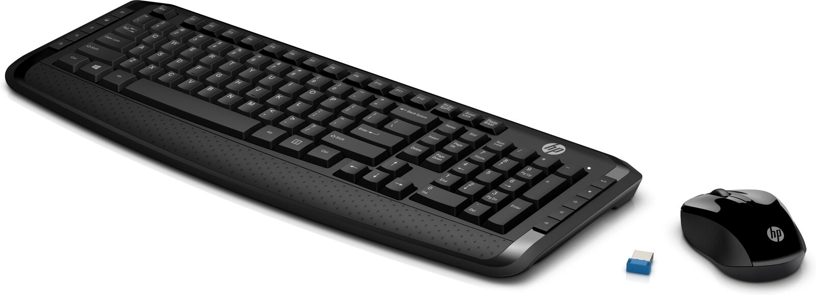 HP Wireless USB Full SIze Desktop Keyboard and Mouse 300 + Free Shipping $16.99