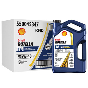 Sam's Club Members Shell Rotella 5W40, 10W30, 15W40 T6 Full Synthetic Diesel Engine Oil 3 Gallon Case (12 Quarts) After $40 Rebate $34.98