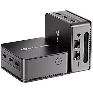 MLLSE G2 Mini PC Intel N100 12GB DDR5-4800 512GB M.2 SSD USB-C 3-USB3.0 2-HDMI 1-DisplayPort 2-Gigabit LAN WiFi6 BT5.2 Windows 11 Pro + Free Shipping $130