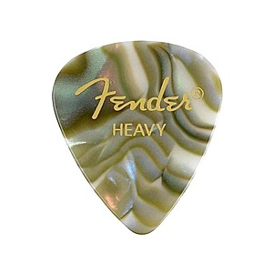 12-Pack Fender Premium Celluloid 351 Shape Guitar Picks (Abalone, Heavy) $3 & More + Free S&H w/ Amazon Prime