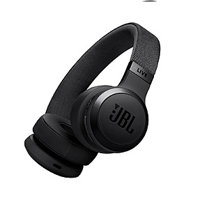 New Open Box JBL Live 670NC Wireless Bluetooth On-Ear Headphones with True Adaptive Noise Cancelling - Black + Free Shipping $36.00