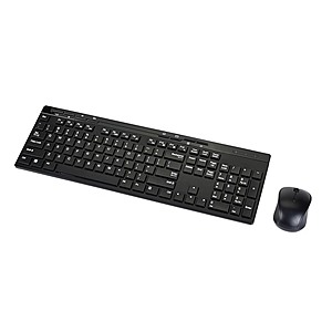 Amazon Basics Wireless Computer Keyboard and Mouse Combo $10 + Free Shipping w/ Prime