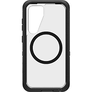 OtterBox Defender Pro Series XT Case with Magnets for Samsung Galaxy S25, Dark Side + Free Shipping $8.28