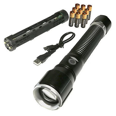 Member's Mark 8,000 Lumen Dual Power Rechargeable LED Flashlight + Free Shipping $14.40