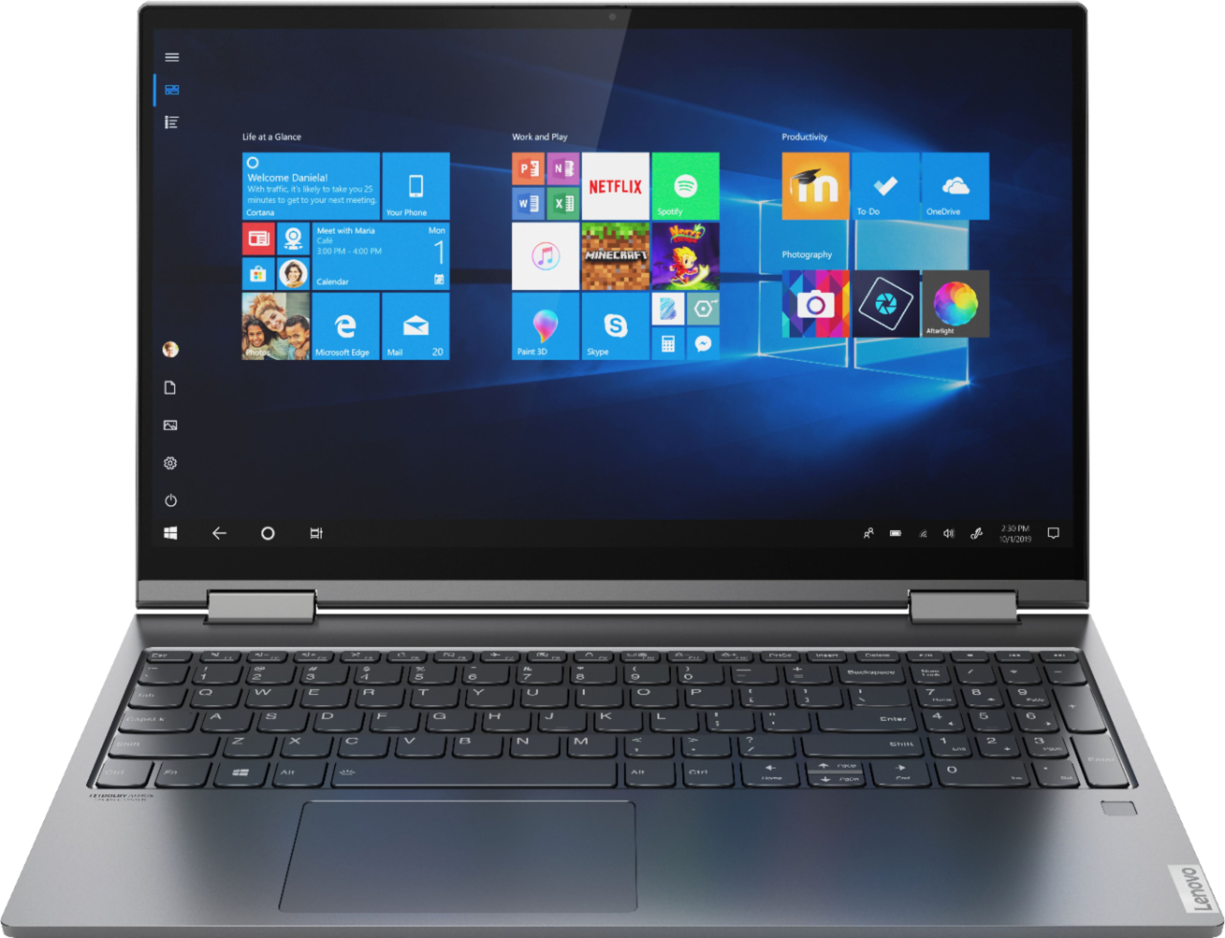 Lenovo Yoga C740 2-in-1 15.6" Touch Screen Laptop - Intel Core i5 - 8GB Memory - 512GB SSD + 32GB Optane $649